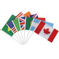 Single Reverse Cotton Stick Flags